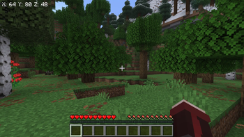 HUD in default top-left position