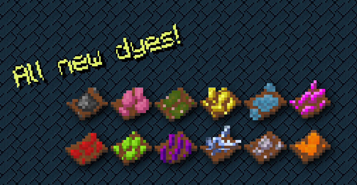 All new dyes!