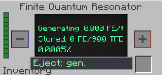 Finite Quantum Resonator