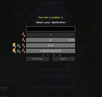 Numismatified Waystones Menu v1.1 