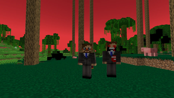 The Guy on the right is a normal player