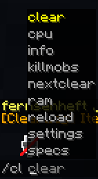 ClearLag Commands