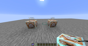 Скриншот: command block plus
