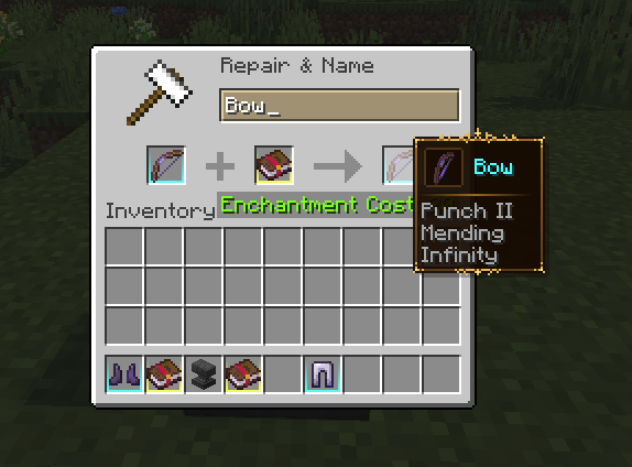 Mending + Infinity!?!?!?!?!?