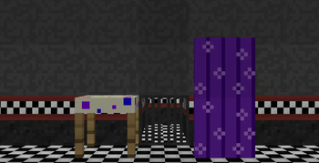 Vent Trapdoor & Curtain & Party Table