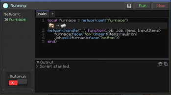 Scripting Terminal interface