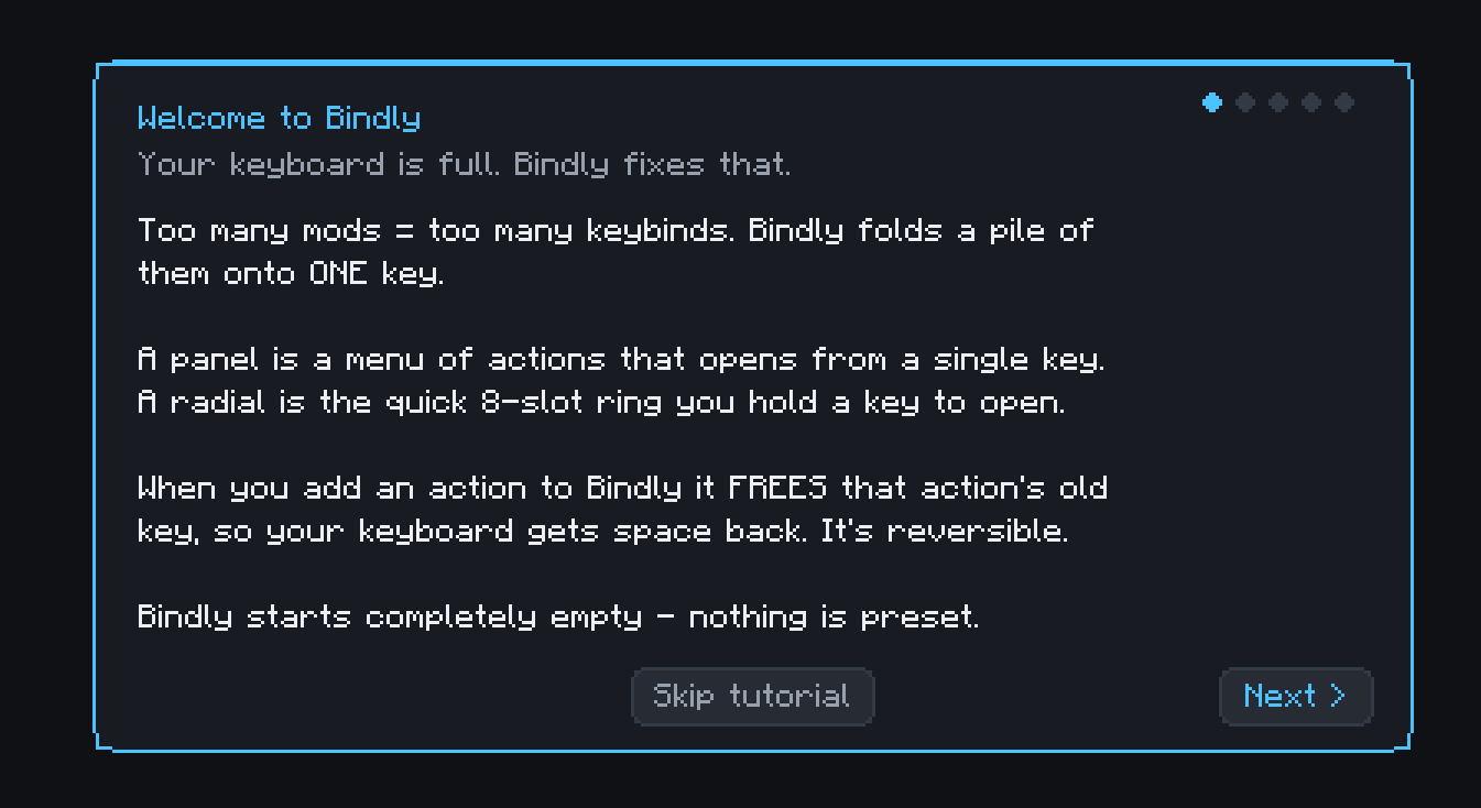 Bindly — screenshot 2