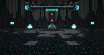 Chesed is just standing there. Menacingly.
