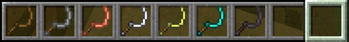 Swords in the hotbar