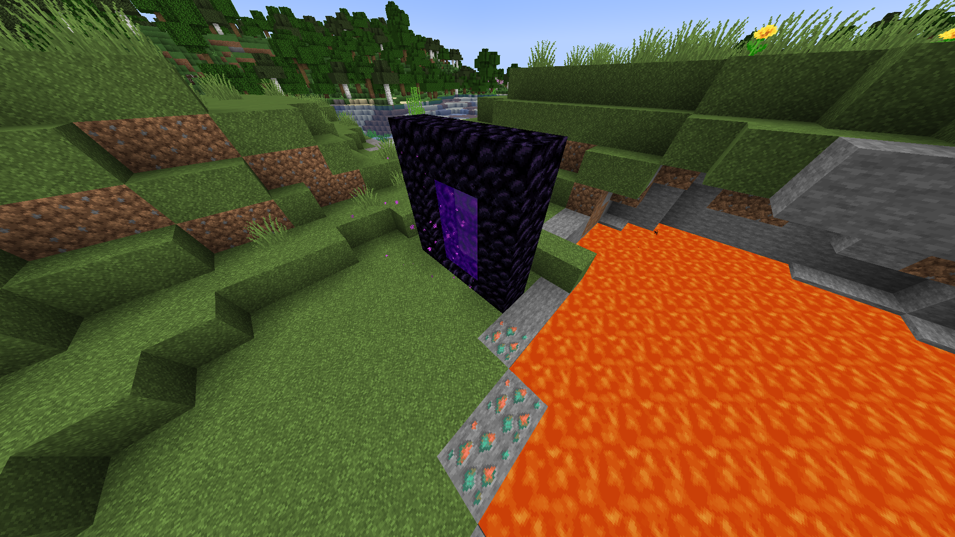 Nether Portal in the Overworld