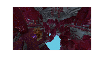 Frosted Crimson Forest