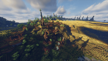 Village at day
