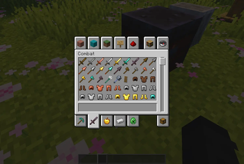 Creative items menu