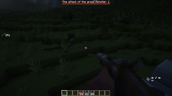 The player's base is being attacked by the Gorgon!