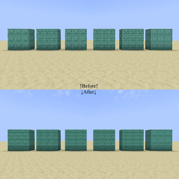 Prismarine Face Blocks