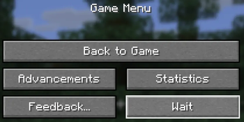 Escape Menu