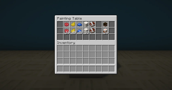 Painting Table GUI (filled)