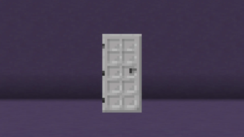 Solid Iron Door