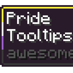 Non-binary Pride Flag Tooltip (Frame-only Alt-BG 4-Color Turned)