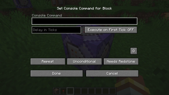 Command Block UI
