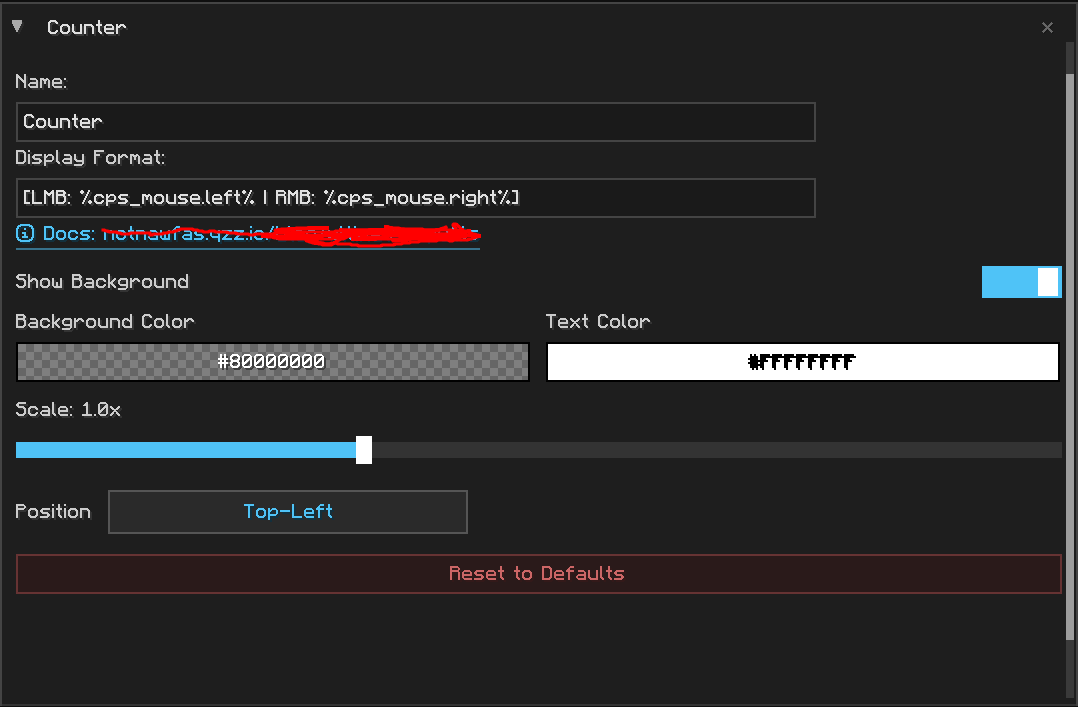 Default Counter