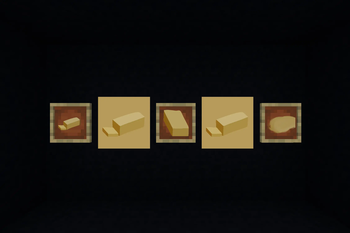 Butter block and items