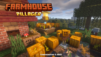 Pumpkin Pillager Farmhouse Exterior