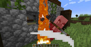 Blaze Sword In Action