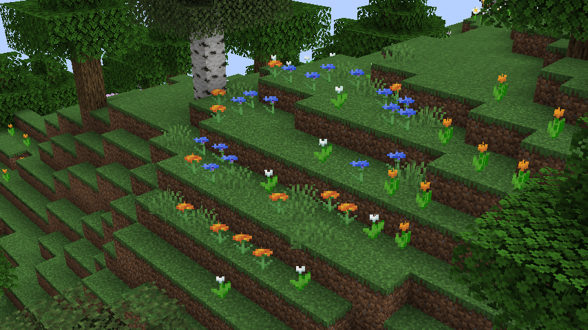 This is a flower ring that spawned in a flower forest.