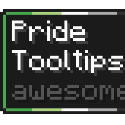 Aromantic Pride Flag Tooltip (Frame-only 5-Color)