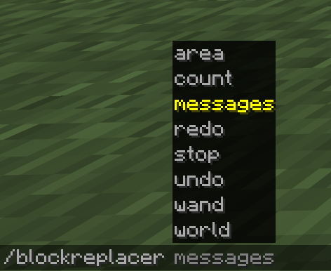 Commands