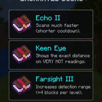 Custom enchanted books