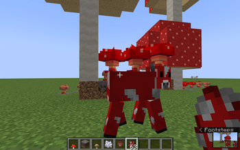 Ely shrooms riding a mooshroom!