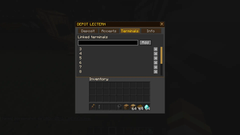 Depot Lectern Terminals Screen
