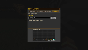 Depot Lectern Info Screen