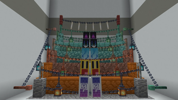 Showcase of ChainDecor decorations.
