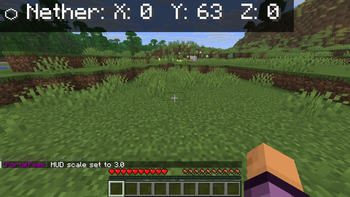 HUD size changed