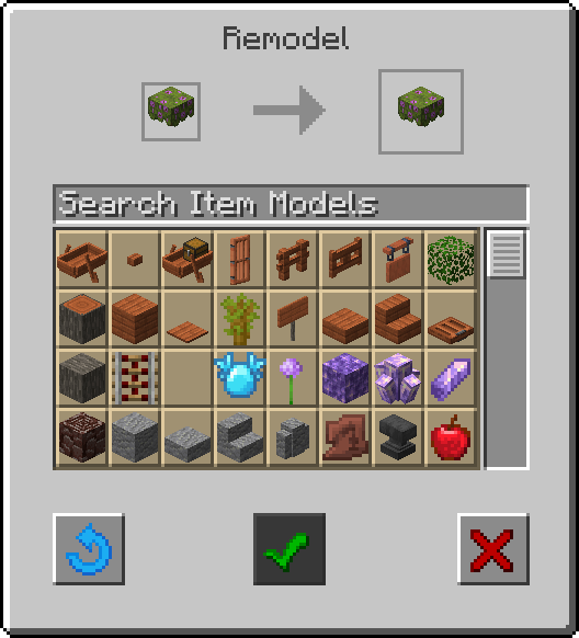 /model gui