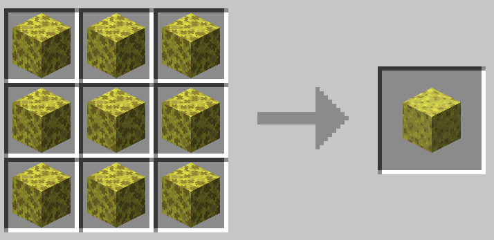Crafting recipe