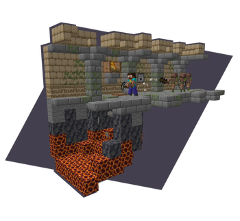 Aztec Temple Corridor