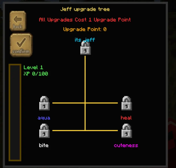 Jeff Upgrade/Skill Tree