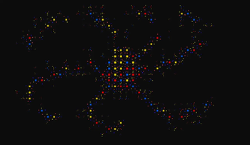 Galaxy full of stars and planets