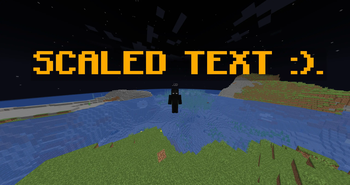 Scaled Text