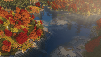 beautiful lake generation