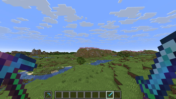 Textures in game while holding them