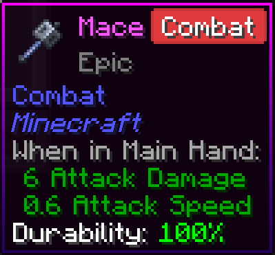 Durability Tooltip: Percentage