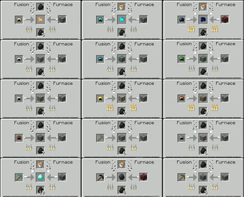 Fusion recycling cheat sheet