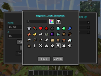 Icon selector