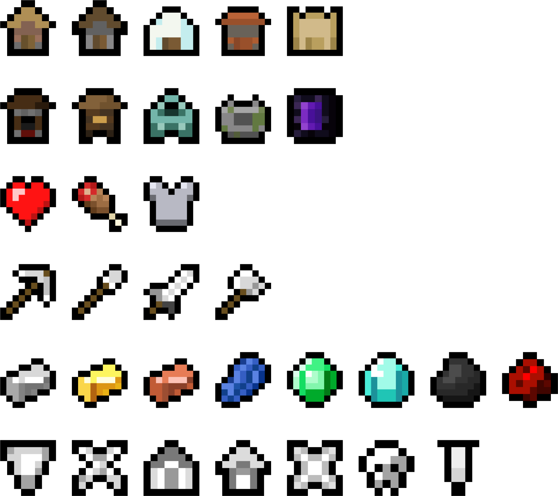 Available waypoint icons