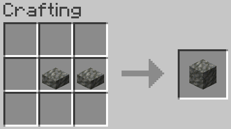 crafting Tuff Block